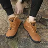 Chaussures habillées Arrivées de mode Bottes hautes d'hiver pour hommes Peluche Doublée chaude Botas de Hombre Qualité Laceup Mâle Extérieur Résistant 230912