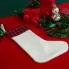 Sublimatie Kerstsok Blank Halloween Decoratie Snoep Sokken Santa Stocking Gift Bag Heat Transfer Printing Festival Ornamenten Boom Hanger i0913