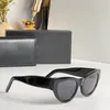 Designer-Sonnenbrille für Damen, Luxus-Brille, Persönlichkeit, Goggle-Brillenrahmen, Vintage-Sonnenbrille aus Metall, hochwertige Mode-Katzenaugen-Sonnenbrille SLM94