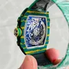 Mechanisch horloge Rm6702 Luxe polshorloge Koolstofvezel wijzerplaat Ontwerper y Automatische Tourbillon Zwitserse horloges yOQHT met logo Originele doos