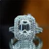 Vintage Finger Ring AAAAA Zircon 925 Sterling Silver Party Wedding Band Rings for Women Men lovar Rock smyckespresent