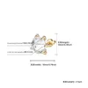 Dragon Claw Diamentowe kolczyki męskie damskie złoto stadnina moda biodra biżuteria