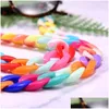 Sunglasses Frames Rainbow Bigger Acrylic Chain On The Neck Women Mask Holder Glasses Starp Lanyard Fashion Reading Eyewear Drop Deli Otayu