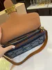 2024 Luxury Handbag Designer Crossbody tabby axelväska för kvinnor äkta läder kvinnliga sacoche borse bokstäver bolso lady crossbody väska designer väskor