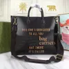 Letter Graffiti Tote Bag black Large Handbag Purse Women Shopping Bags Style Crossbody Travel Handbags Cowhide Material Wide Shoul3141