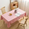 Tkanina stołowa The Tablecloth ins prosty czysty kolor tkaniny_ling93