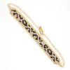 Charm Bracelets YASTYT Luxury Rhinestones Jewelry For Women Handmade Bead Woven Leopard Pattern Bracelet Gold Silver Color Jewellery