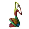 Andere evenementen Feestartikelen Ins Abstracte kunst Vrouw Sculptuur Beeldjes voor interieur Hars Standbeeld Kleur Modern Huisdecoratie Huis Decoratieve Figuren Geschenken 230912