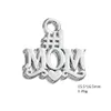 Charms Fashion Easy To Diy 30Pcs 1 Mom For Love Mother Jewelry Making Fit Necklace Or Bracelet Drop Delivery Findings Components Ot8Ng