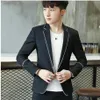 Men's Suits & Blazers 2021 Mens Clothing Casual Suit Jacket Drop Slim Fit M-3XL White Edge At Front Whole Black Grey Male249n