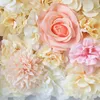 Decorative Flowers Artificial Flower Wall Panel Backdrop Simulated Silk Rose For Bridal Shower Party Outdoor Wedding Decor