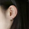 Stud Earrings Arrival Lovely Knotted For Women Sterling Silver 925 Anti-Allergy Four Size Ear Pin Fine Jewelry Brincos Gift