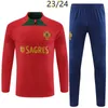 2023 2024 Portekiz Futbol Terzini Portuguesa Futbol Eğitim Erkek ve Çocuklar 23 24 Portugueser Trailtsuits Jogging Shirt Kitleri Survetement Ayak Seti