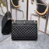 Designers Single Shoulder Bag Messenger Handbag Chain womens Genuine Leather bag Flip cover diagonal Messenger Purse Y Letter Woman caviar crossbody black wallet