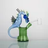 Cachimbo de água de vidro dragão/cachimbo de água artesanal/cachimbo de água durável/cachimbo de água de vidro lavável/cachimbo de água reutilizável com banger de quartzo