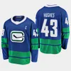 Vancouver Quinn Hughes Canucks Jersey Elias Lindholm Brock Boeser Elias Pettersson J.T.Miller Tyler Myers Sam Lafferty Thatcher Demko Filip Hronek Casey DeSmith