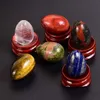 Boule de Yoni en pierre naturelle, 30 ou 20 petits œufs de Massage, améthyste, cristal de Jade, masseur non percé, exercice de Kegel Vaginal, outil 264k