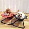 Llegada divertida cuna perro mecedora para cachorro gatito plegable gatos domésticos perros cama siesta sillas para dormir productos 210721237R