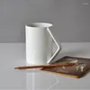 Muggar mugg enkel kaffekopp keramik ben-kina kreativa par ren vit frukost