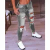 Damesjeans Lage taille Heuphoogte Hoge elastische gescheurde stretchdenimbroek Dameskleding