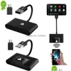 Specchio Dongle wireless cablato per modificare Android Sn Car Smart Link 14 15 Plug Play Connessione non induttiva Carplay Drop Delivery Dhugx