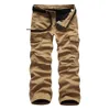 Pantalons pour hommes HoHigh Qualité Jeans pour hommes Camouflage Pantalon de chasse Armée multipoche sans ceinture 230912