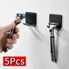 Hooks Bathroom Stainless Steel Razor Holder Storage Hook Wall Men Shaving Shaver Shelf Punch Free Rack Accessories Organization