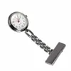 Brosches mode mini bordsficka klocka med clip brosch chain quartz klockor gåvor