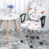 Stoelhoezen 2-delige split kantoor elastische fauteuil computerhoes effen kleur moderne stretch stoelhoes