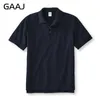 Men's Polos GAAJ 100 Cotton Polo Shirt Men Brand Shirts For Man Short Sleeve Summer Fashion Clothing Wine Blue Grey Red Navy Mens 230912