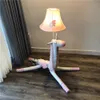 Kinderstudeerkamer Stof Eenhoorn Vloerlamp Mooie moderne romantische vloerlamp Leuke kinderslaapkamer vloerlampen