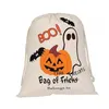 Christmas Decorations Halloween Candy Bag Gift Sack Treat Or Trick Pumpkin Printed Canvas Big Bags Party Festival Dstring Drop Deliver Dhclw