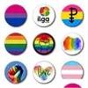 Partij gunst trots regenboog vuist hart liefde vlag lippen broches aangepaste Glbtq badges voor tas revers sieraden cadeau homo lesbiennes vrienden nieuwe D Dhvki