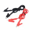 50 Pair Black & Red 1M Alligator Clip High Quality Insulated Electrical Test Probe Lead Cable for Multimeter
