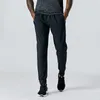 LL-Pantalones para hombre Hombres Correr Deporte Pantalones transpirables Ropa deportiva para adultos Gimnasio Ejercicio Ropa deportiva Secado rápido Elástico Cordón Pantalón largo V1