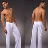 Calças de yoga dos homens sleep bottoms lazer sexy sleepwear para homem manview yoga calças compridas calcinha calças cuecas 286b