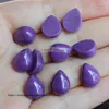 Loose Gemstones Natural Violet Phosphosiderite Real Gem Stone 10x13mm Water Drop Shape 1 Piece For DIY Jewelry Making !