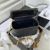 10A meilleure qualité originale 17cm boule d'or caviar sac à bandoulière chaîne cardioïde classique en cuir véritable femme sac à main dames cosmétique fourre-tout sacs de créateurs de luxe avec boîte