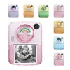 Instant Print Camera för barn HD 1080p Foto Digital tryckkamera för barn med 3 tryckpapper Holiday Christmas Gift for Girls Boys Mini Camera