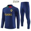 2023 2024 Portugisisk fotbollsspårning Portuguesa Fotbollsträning Män och barn 23 24 Portugieser Tracksuits Jogging Shirt Kits Survetement Foot Set