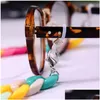 Sunglasses Frames Rainbow Bigger Acrylic Chain On The Neck Women Mask Holder Glasses Starp Lanyard Fashion Reading Eyewear Drop Deli Otxvi