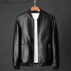 Herren Pelz Kunstpelz Herren Designer Lederjacke Bomber Motorrad Männer Biker PU Baseball Plus Größe 7XL Kausal Jaqueta Masculino Großhandel L230913