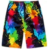 Men's Shorts Changing Color Board Pants For Mens Print Beach Men Summer Floral Short Swimsuit Man Swimming Swimwear