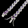 6mm Hot Selling Colorful Cz Zircon Cubic Zirconia S925 925 Sterling Silver Fine Fashion Jewelry Necklace Bracelet