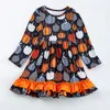 Dopasowane rodzinne stroje Girlymax Halloween Fall Autumn Ribling Baby Baby Dress Pants Set Ruffles Romper Dypkin Polka Dot Ubranie 230914