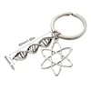 Keychains Memories Keychain For Biology Chemistry Teacher With DNA Pendant Keyring Present Dropship