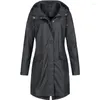 Trenchs de femmes manteaux femmes vêtements vent pluie forêt veste pour hommes vêtements d'extérieur pardessus extérieur chaud long imperméable manteau imperméable dames