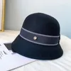 Berets 2023 feminino balde chapéu de inverno lã vintage elegante mulheres fedoras feltro chapéus moda francês bowler sombrero headwear