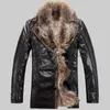 Pelliccia da uomo Pelliccia sintetica Uomo con collo in pelliccia Cappotti invernali in vera pelliccia Giacche in pelle Shearling Outwear Soprabito Neve Top Taglie forti Abbigliamento8461812L230914