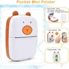 Mini Portable Thermal Printer Paper Photo Pocket Printer 57 Mm Printing Wireless Wireless Printer